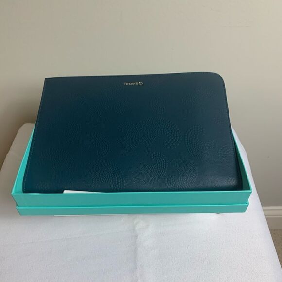 Tiffany & Co. Leather Tablet Case/Clutch - New - Picture 7 of 12